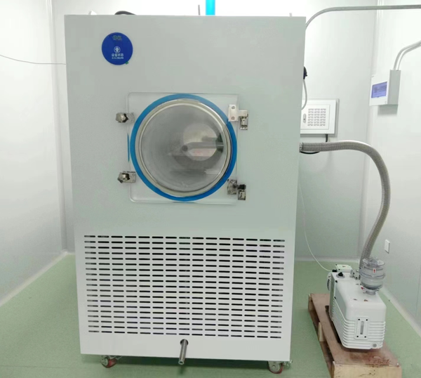 安裝于蘇州歐利生物的的LGJ-200G潔凈室安裝凍干機2.png