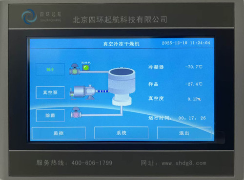 江西高校引入四环起航 12A 冻干机程序图