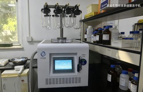 四环起航 LGJ-12A 多歧管冻干机，植保实验室农业生物样本冷冻干燥设备实拍